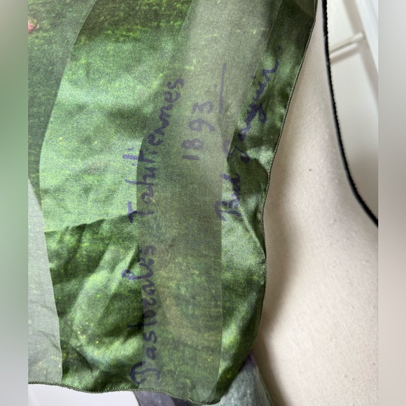 Paul Gauguin Pastorales Tahitiennes, 1893 Painting Silk Scarf 54”X 15.5” - Picture 2 of 6